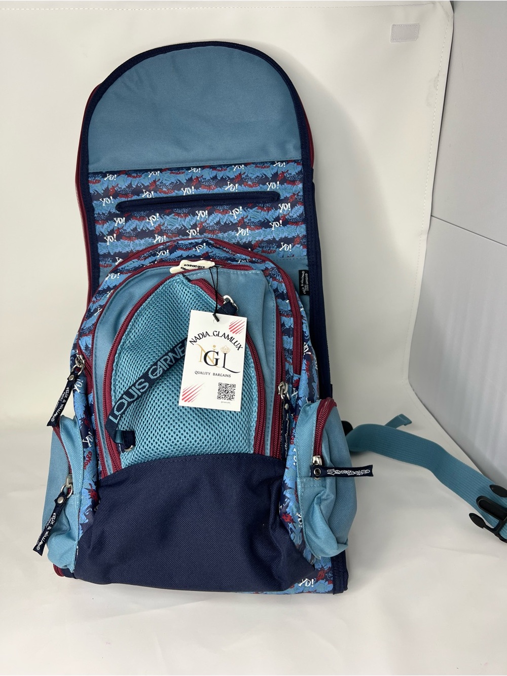 Louis Garneau Blue Backpack - Picture 4 of 11